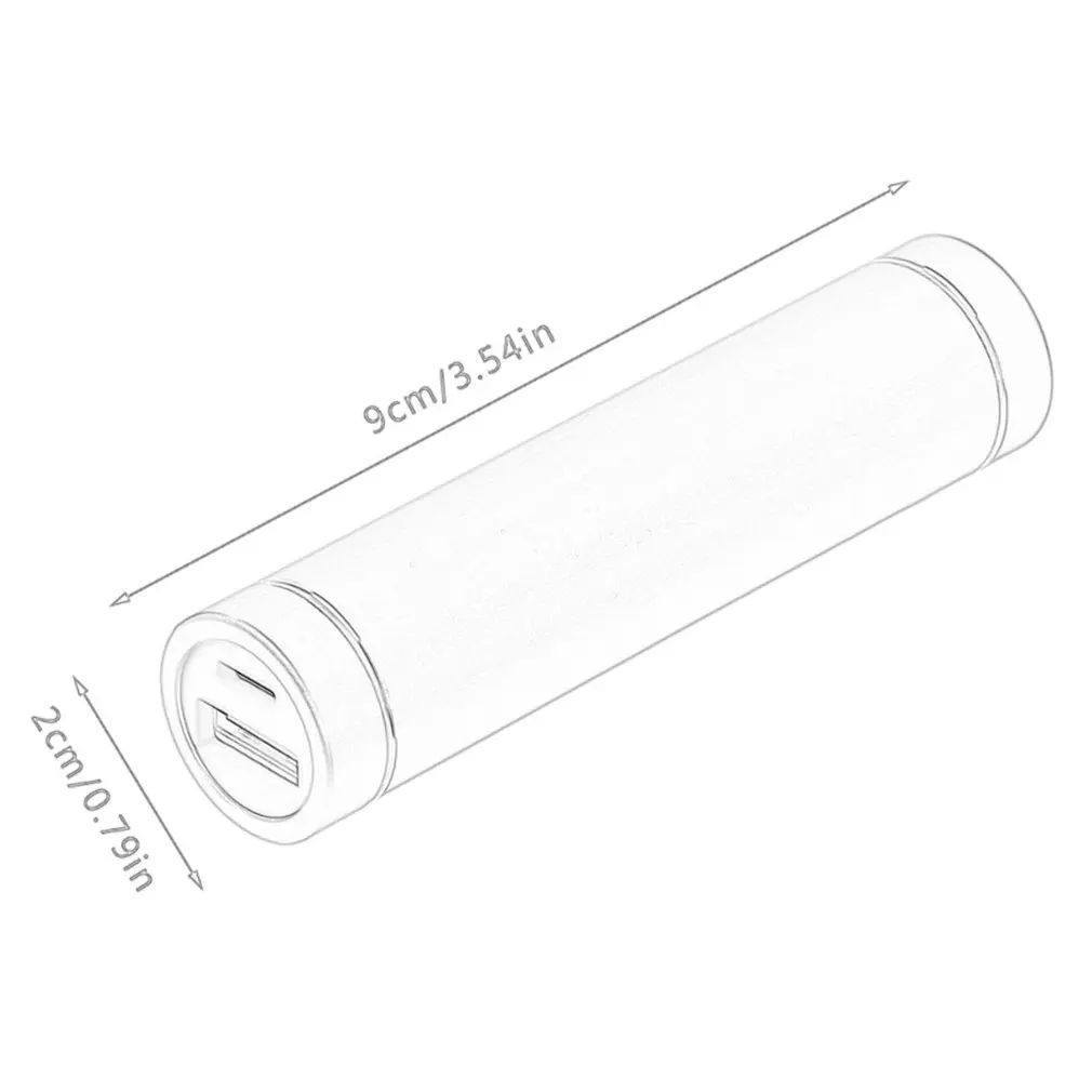 

Multicolor Portable Power Bank Case DIY 1x18650 Powerbank Box Shell Battery Holder With USB Charging Port