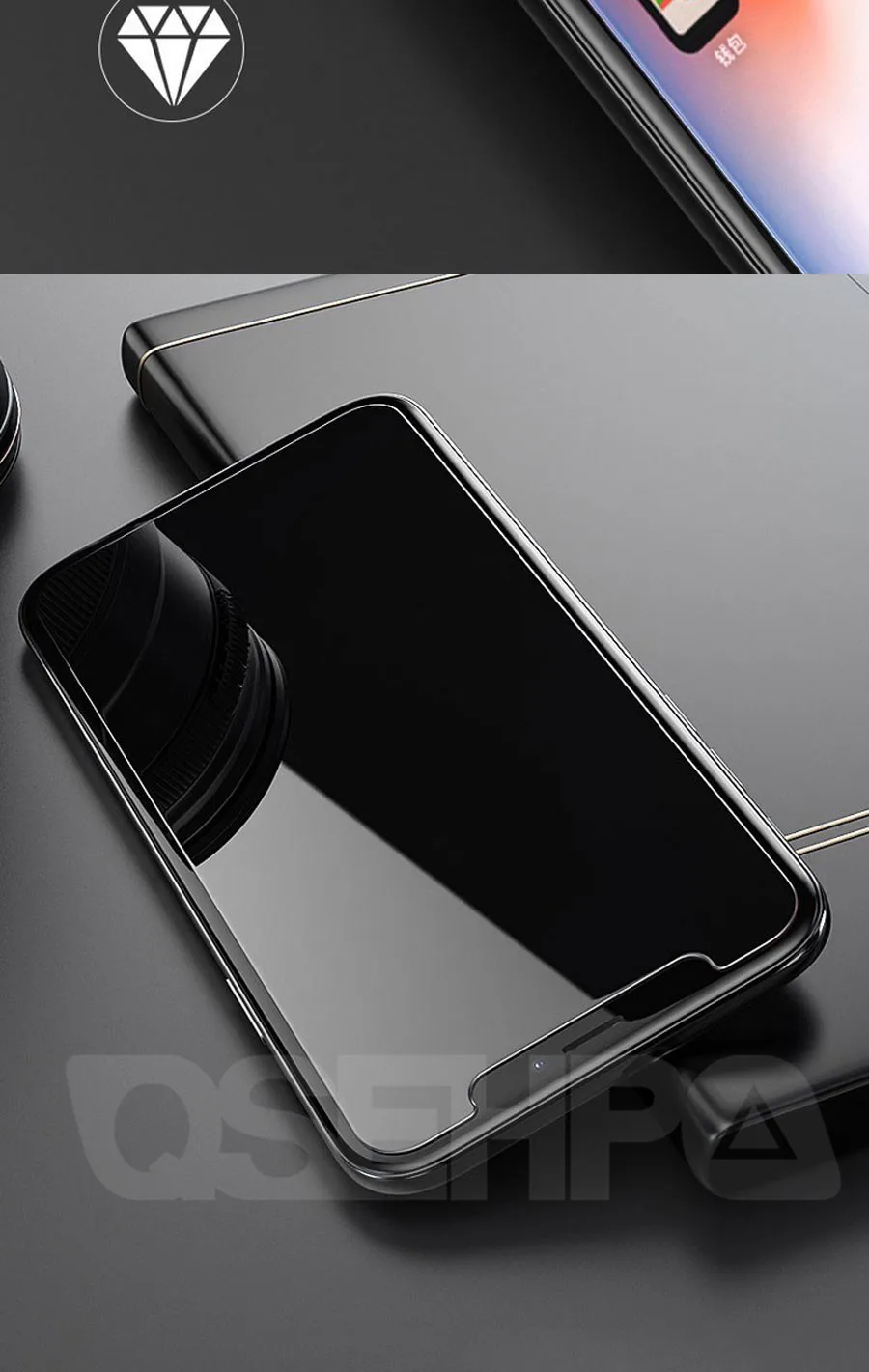 Защитное закаленное стекло 9H для защиты экрана iPhone X XR XS MAX 5 5S SE для iPhone 7 6 6S 8 Plus
