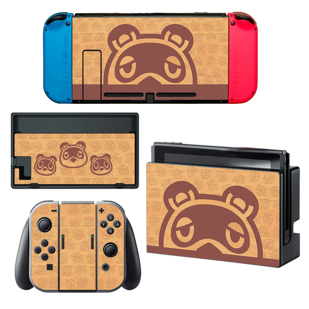 DATA FROG Animal Crossing Full Wrap Protective Stickers For Nintendo Switch Decal Protector Cover Skin NS Console | Электроника