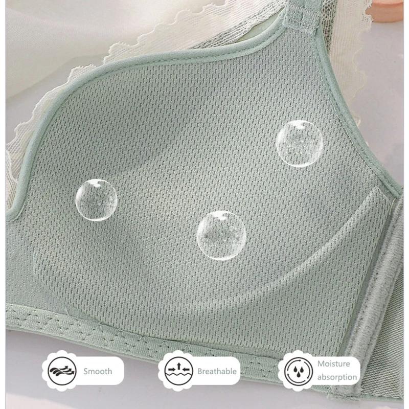 Women's Underwear New Product Beautiful Back Gather Bra Push Up Bras For Small Breasts Lace Edge Without Steel Ring Push Up Bra