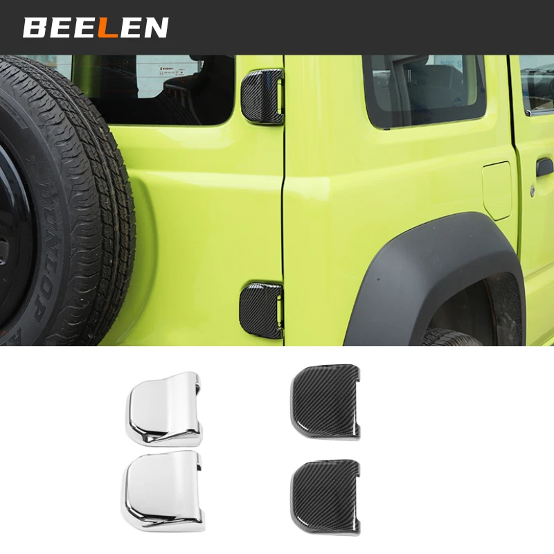 

Car Styling For Suzuki Jimny JB64 Sierra JB74W 2019 2020 Rear Tail Door Tailgate Hinge Decoration Cover Stickers Accessories