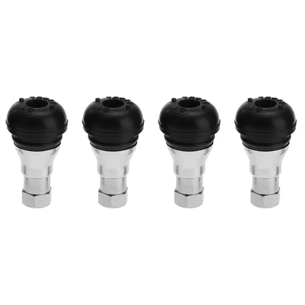 4 шт. вентиля покрышек легковых автомобилей Хром резиновые бескамерные колеса