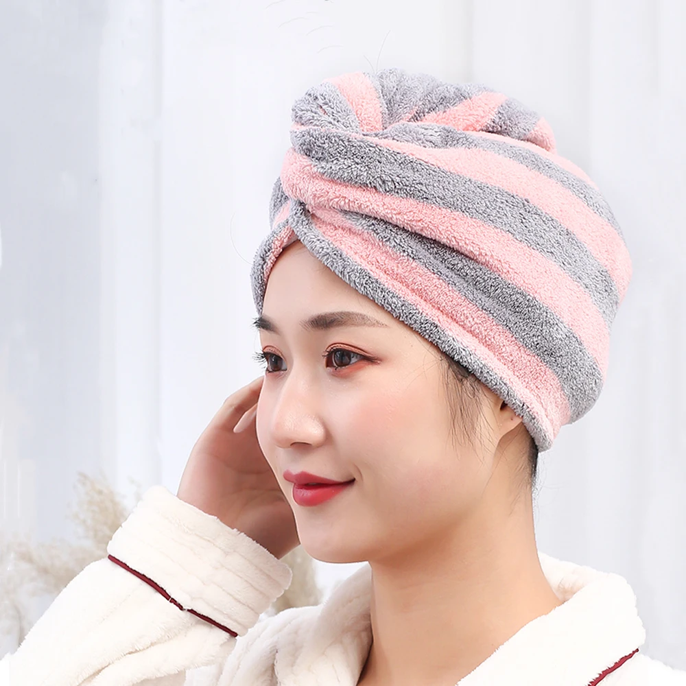 Новинка 2019! Горячая сухая Кепка для волос женская супер впитывающая