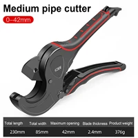 pipe cutter 36 75mm pipe scissors sk5 material with treatment ratchet pvcpupppe hose pipe cutter scissors hand tools