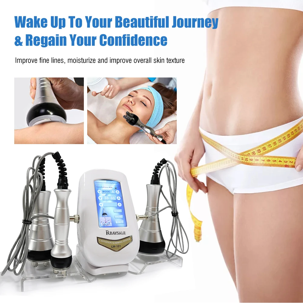 

Cavitation Ultrasonic Body Slimming Machine 40KHZ RF Beauty Device Facial Massager Skin Tighten Face Lifting Skin Care Tool