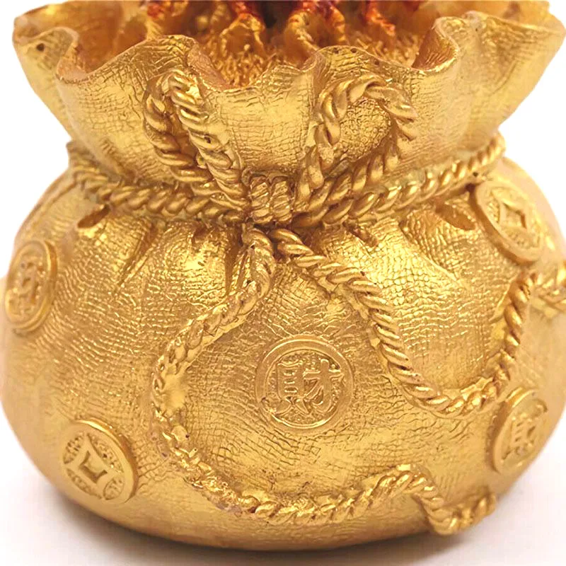 Фэн-шуй дерево богатства и денег с желтым цитрином, аметистом и кристаллами, духовная удача, украшение фортуны с золотой слиткой Юаньбао.