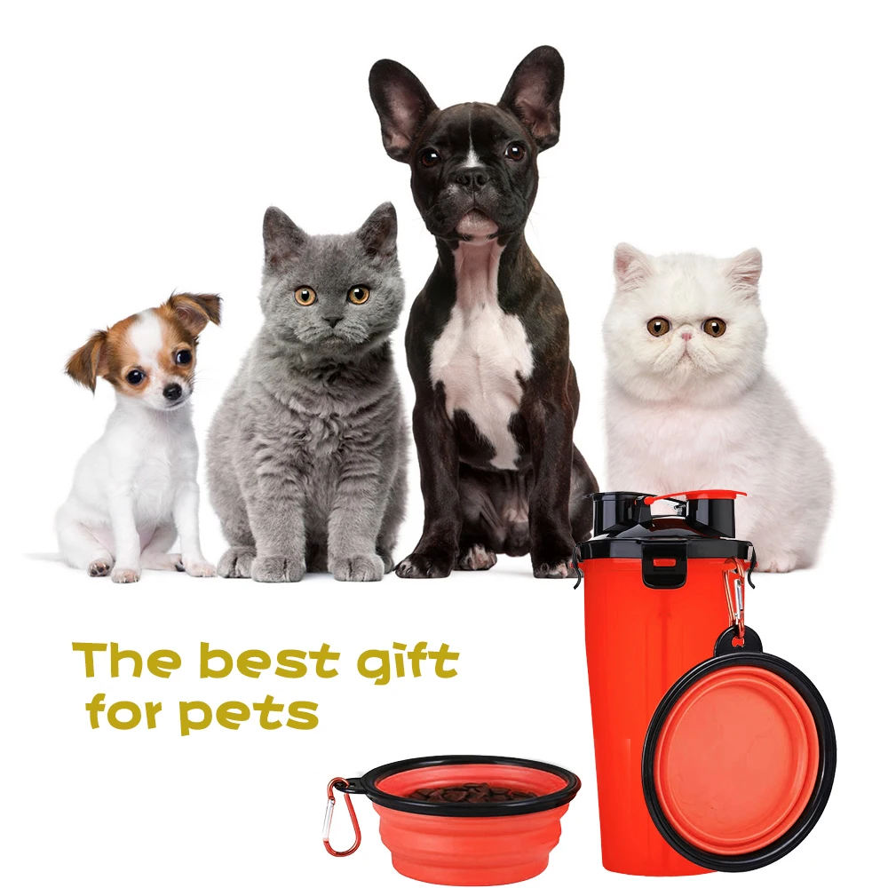 Складная миска для домашних животных портативная походная чаша питьевой воды