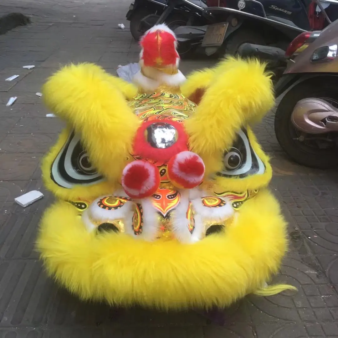 2019 Фошань шерсть Hoksa Лев танцевальные костюмы талисманы шерстяное китайское