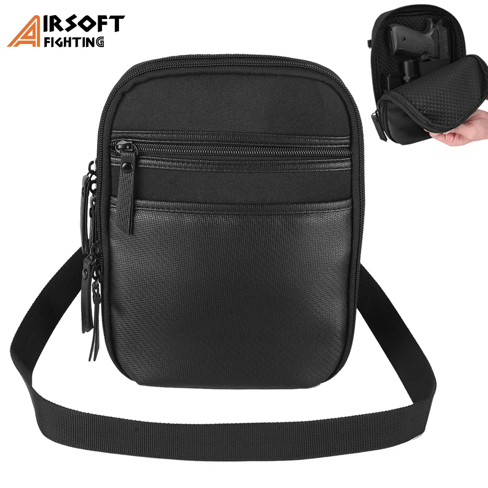 Тактическая сумка с ремешком для пистолета скрытая кобура мягкая защитная