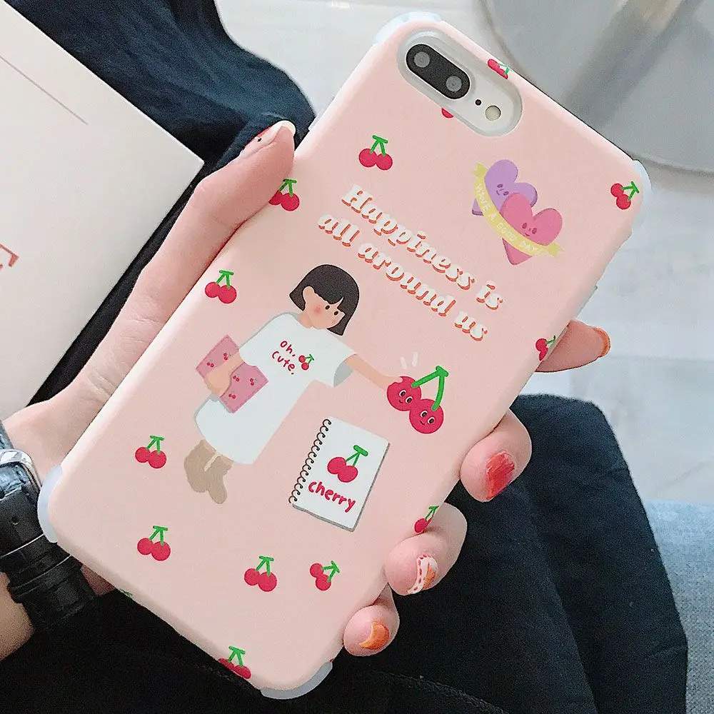 Защитный чехол KISSCASE для iPhone X XS Carcasa телефона мальчиков и девочек 7 7Plus 8Plus 6 6Plus 6S Plus