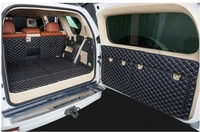 full set car trunk mats rear door mat for toyota land cruiser prado 150 2022 2010 7 seats boot carpets cargo liner luggage mat