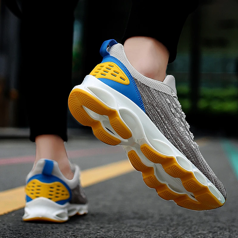 

Band Men Mesh Casual Shoes Outdoor Fashion Men Shoes Comfortable Sneakers for Men Leisure Shoes Black Flats Zapatillas Hombre