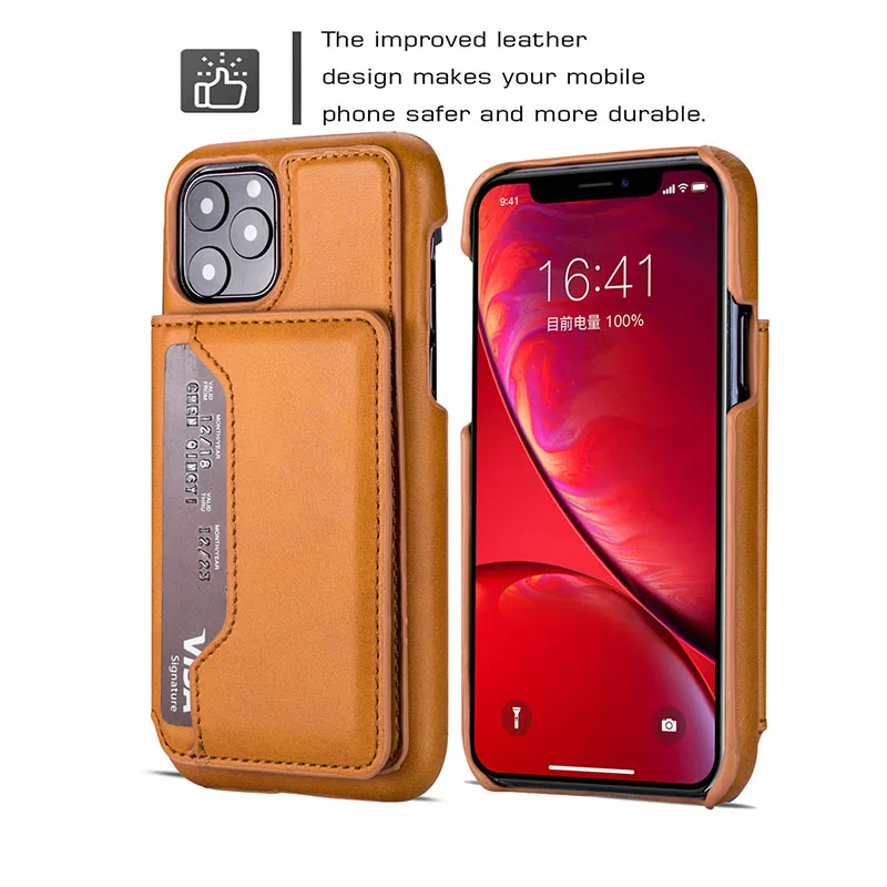 Чехол из искусственной кожи для iPhone Xr X Xs 11 Pro Max Классический чехол телефона s 7 8 Plus