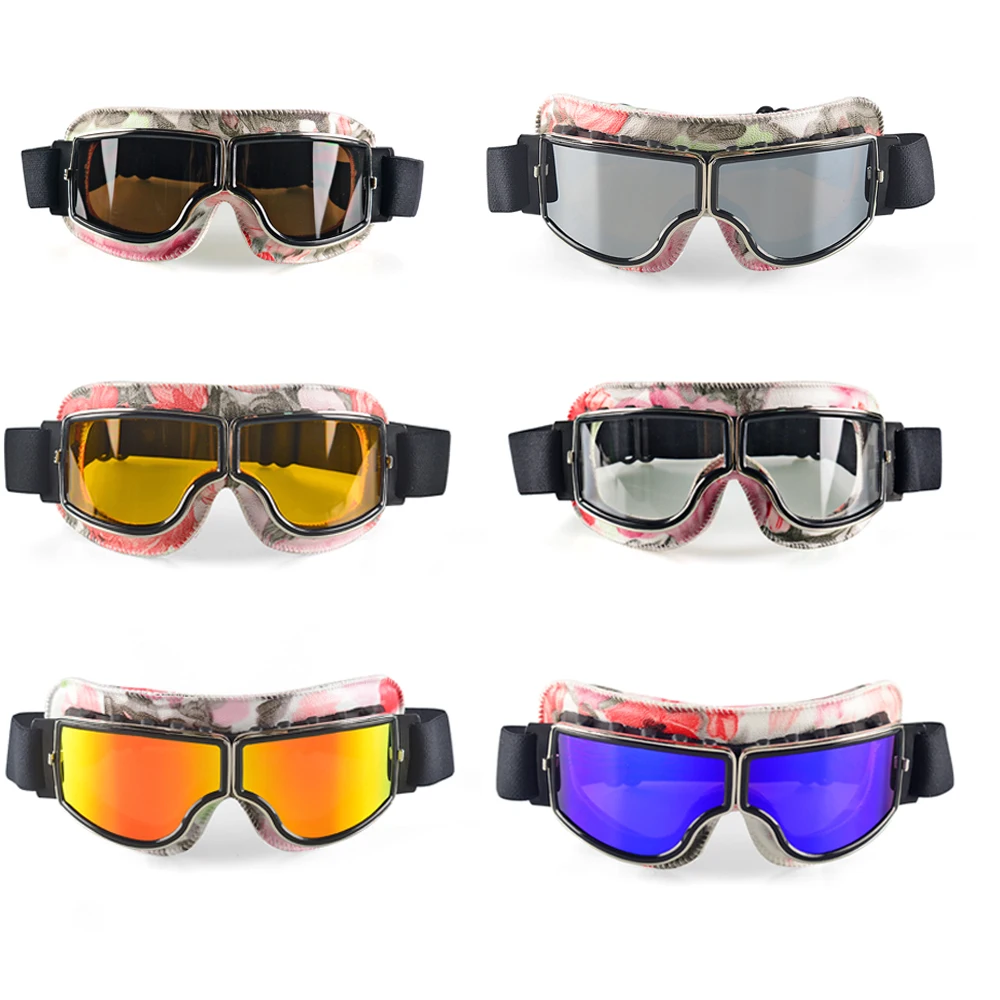 Универсальные винтажные мотоциклетные очки Пилот Мотоцикл Скутер байкерские