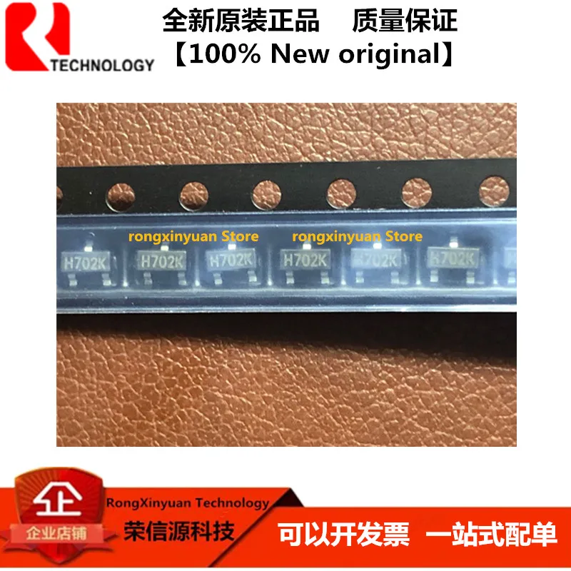 100 шт. 2N7002K H702K SOT 23 2N7002 7002 60 V N канальный улучшенный режим MOSFET 100% Новый