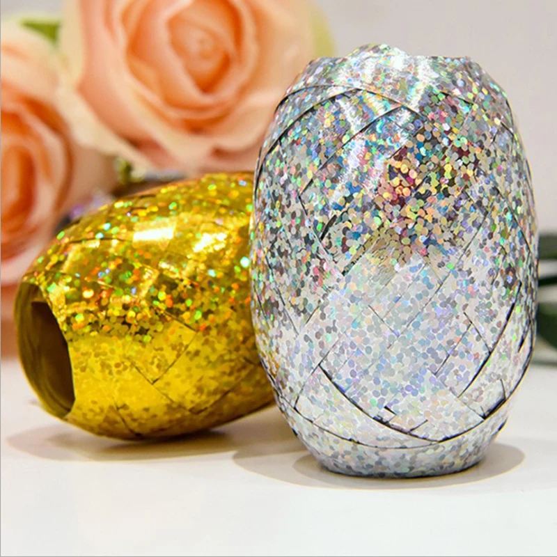 Аксессуары для воздушных шаров 5 мм * 10 м золотые ленты веревка латексная лампа