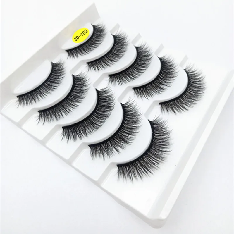 Ресницы Накладные из 2020 натуральной норки 5 пар 100% | Красота и здоровье