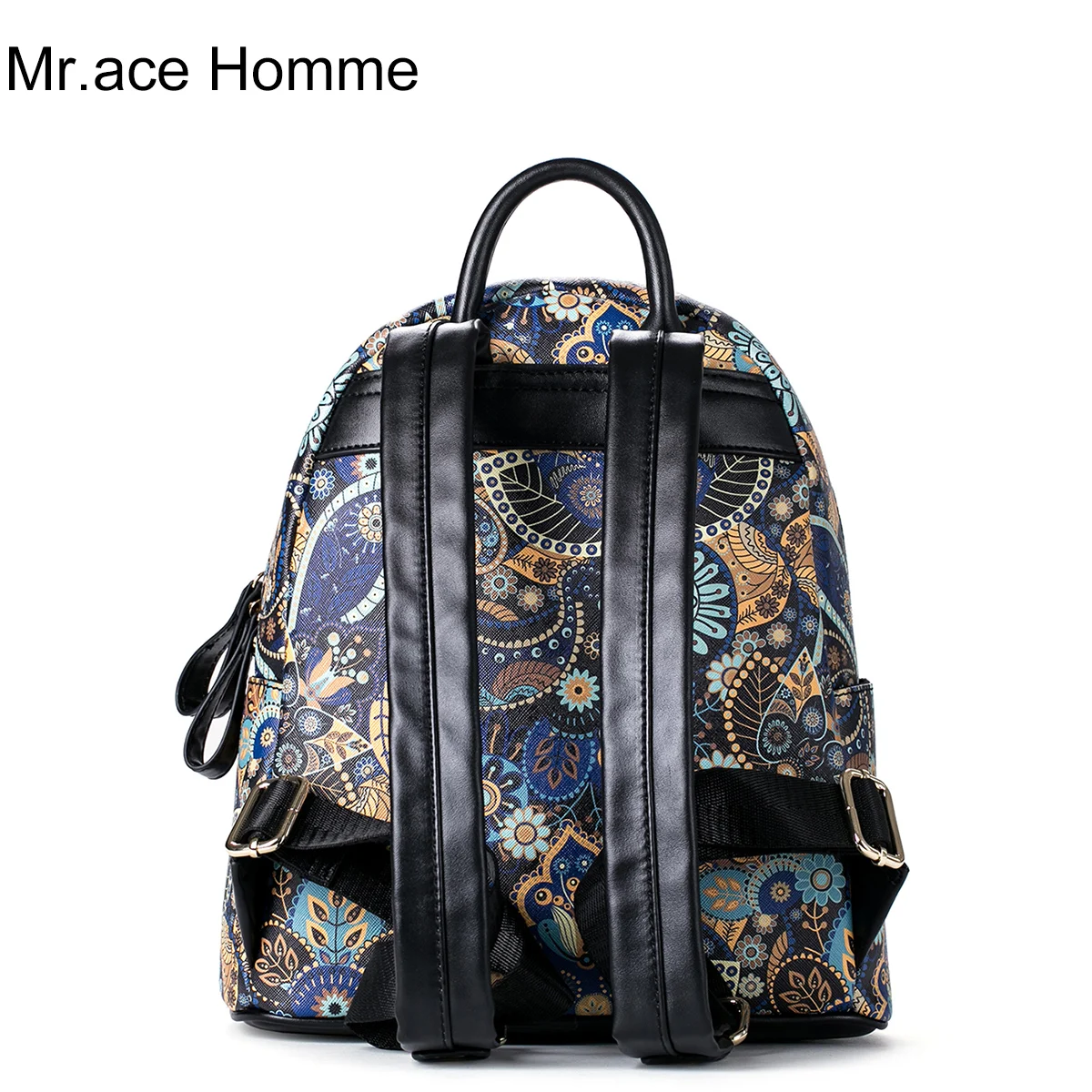 Женский рюкзак из ПУ кожи с цветочным принтом|Женские рюкзаки| |