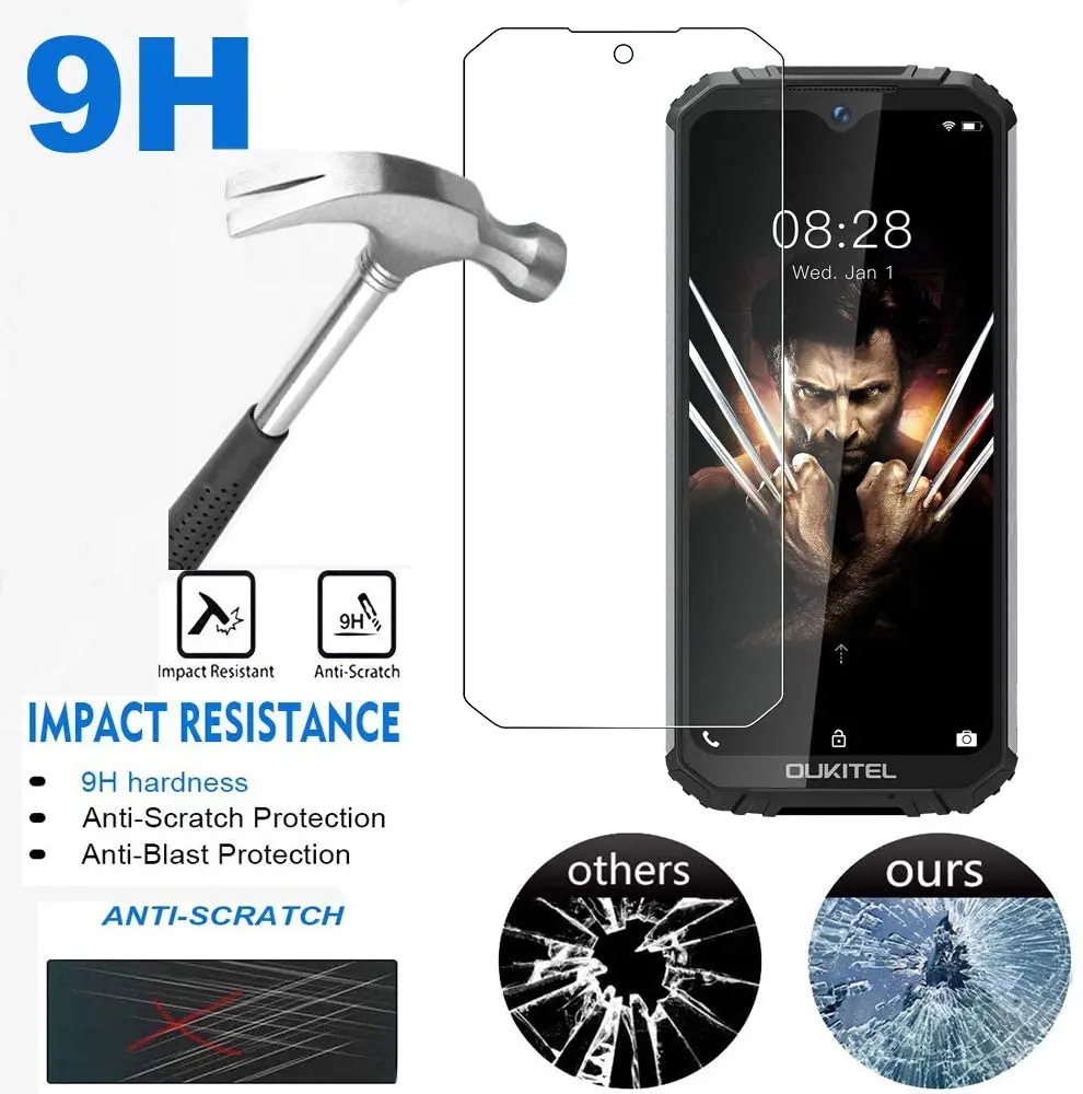Закаленное стекло для Oukitel WP7 WP6 WP5 C19 защитная пленка экрана стеклянная | Мобильные