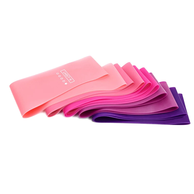 Elastic Sport Band Pilates Equipment Rubber Yoga Streching Legs Fitness Tape Resistant Bandas Set Gym For HomeNew | Спорт и
