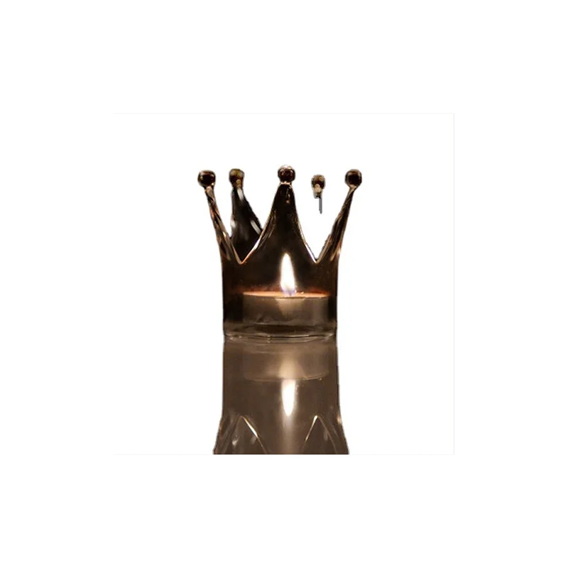 

Simple European Candle Holder Gold Wedding Table Pillar Crystal Luxury Ornaments Candle Holder Vintage Candelero Home Decor