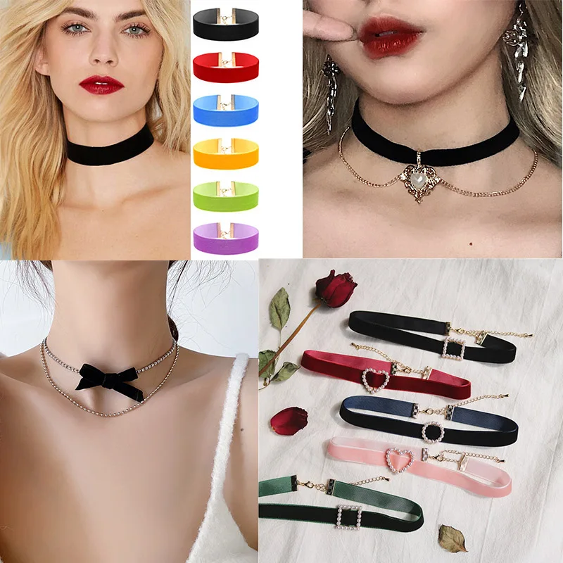 

10meters Multi Colors Vintage Choker Necklace Velvet Cords 10mm Women Handmade Single Side Velvet Rope DIY Jewelry Accessories