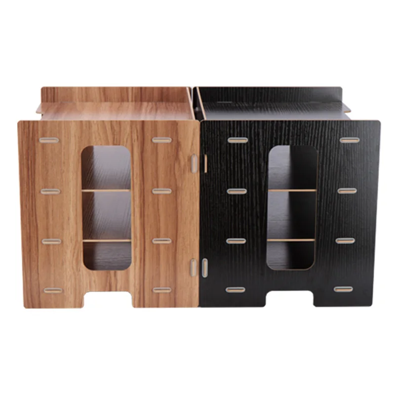 Деревянный Цветной офисный органайзер DIY шкаф для документов