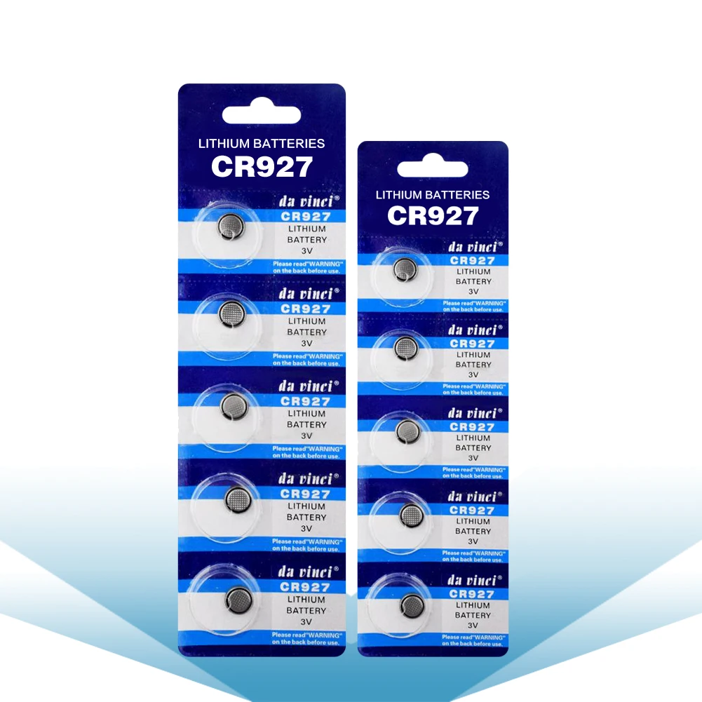 YCDC 10x 3V Lithium Button Coin Cell Battery CR927 927 DL927 BR927 ECR927 5011LC Disposable Watch Remote Laser Light Batteries |