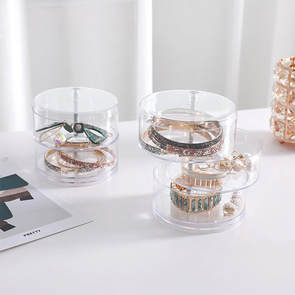 Креативная шкатулка для ювелирных изделий с вращением на 2/3/4 градусов новый
