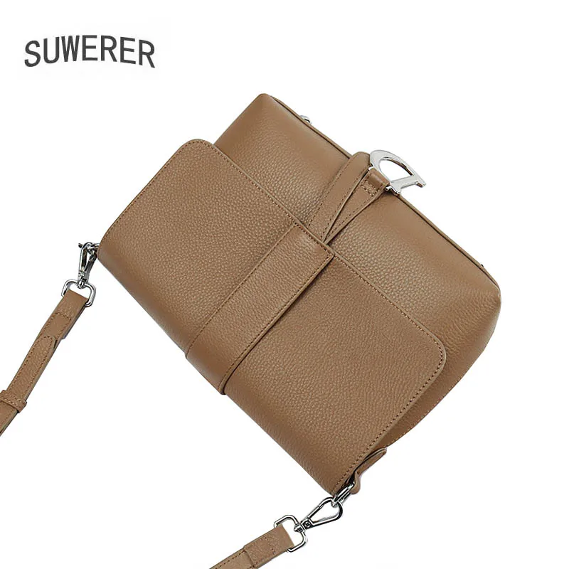 

New Genuine leather handbags 2020 new fashion handbags female temperament first layer cowhide single shoulder messenger bag