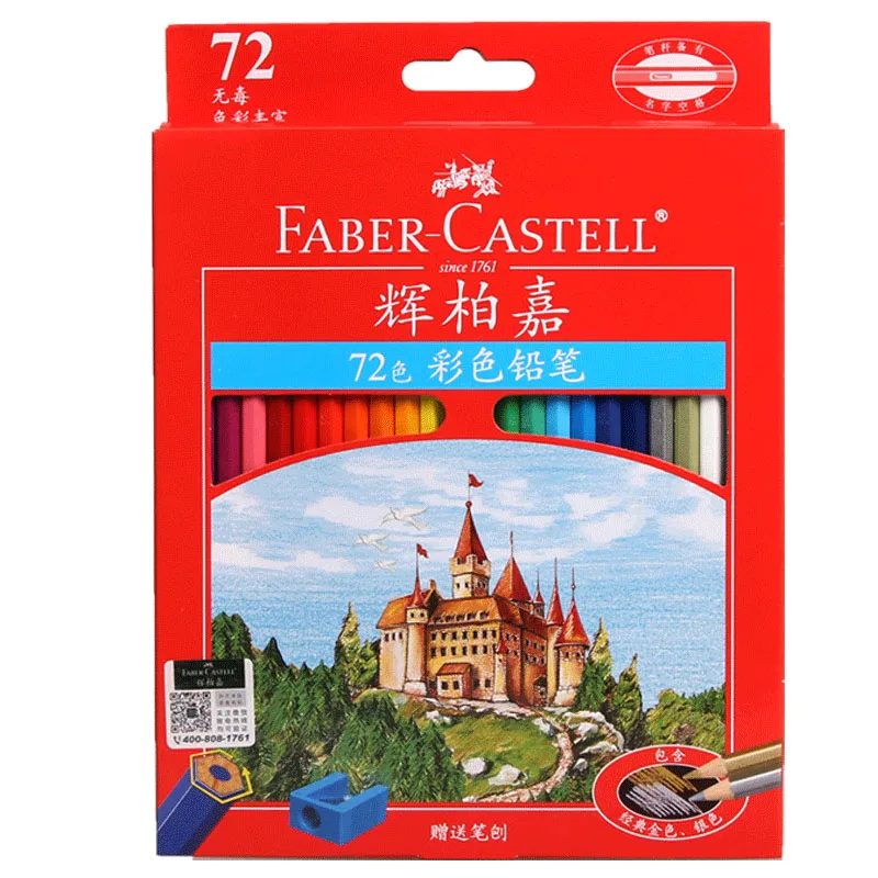 Faber Castell масляная Цветные карандаши 100 Цвета Профессиональный рисовальные