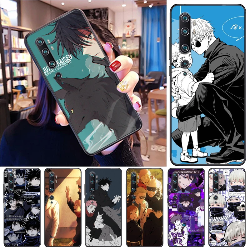 

Jujutsu Kaisen Yuji Itadori Sukuna Satoru Gojo Fushiguro Megumi Phone Case For Xiaomi CC9e CC9 Pro Funda Back Cover Coque Cases