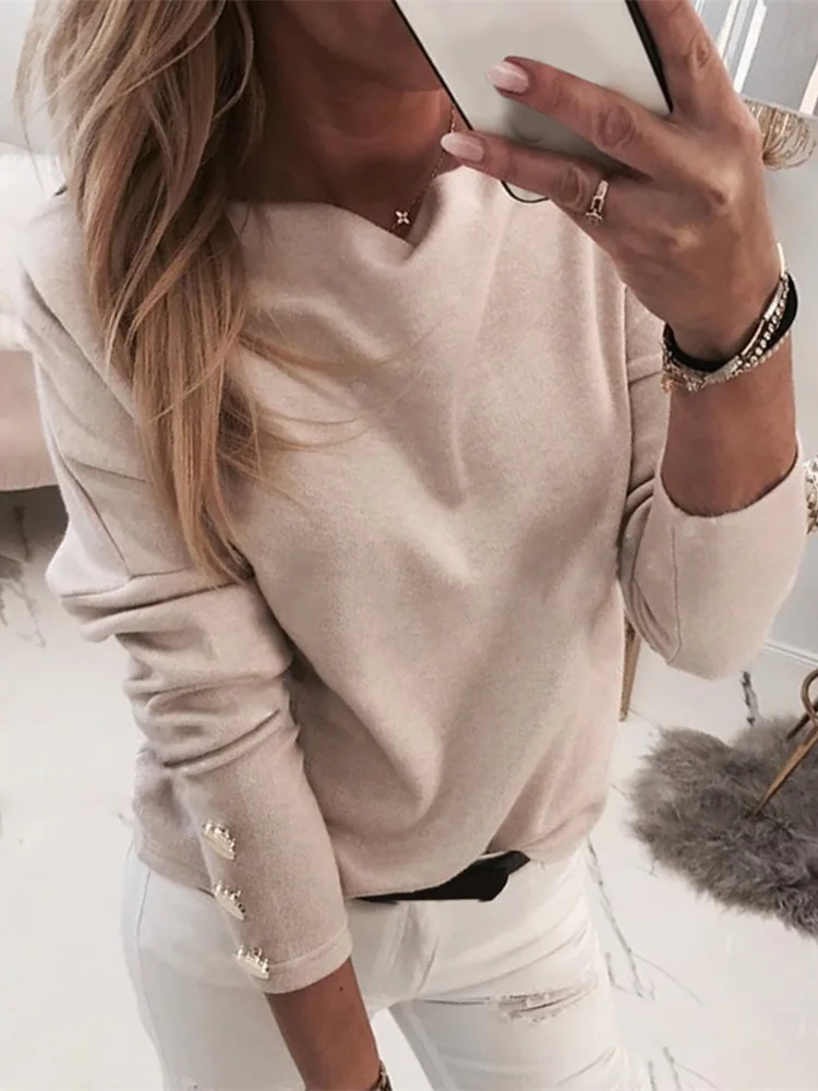 Женский однотонный топ с длинным рукавом летучая мышь|Блузки| |