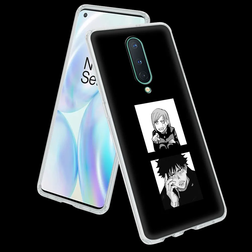 

Jujutsu Kaisen Case for OnePlus 8 Nord N10 N100 5G 7T 8T 7 8 Pro One Plus Z Soft Smart Phone Cover Matte Clear Coque Shell Bag