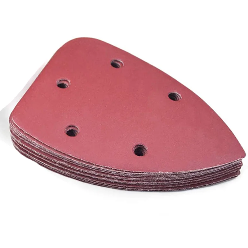 

Mouse Sander Sandpaper 30Pcs 5 Holes 400 Grit Sanding Paper Hook Loop Red Mouse Detail Sander Pad