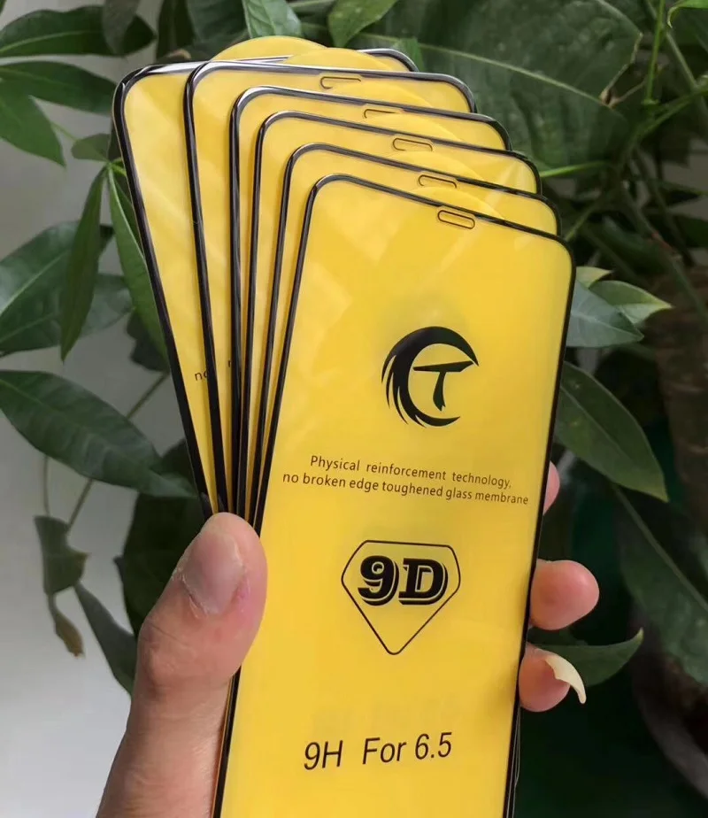 9D полное покрытие из закаленного стекла для iPhone X 10 Xs Max 8 7 6S Plus защита экрана с закругленными краями для iPhone Xr защитная пленка