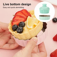 1 set cake mold useful carbon steel convenient for home muffin cupcake pans pie mold