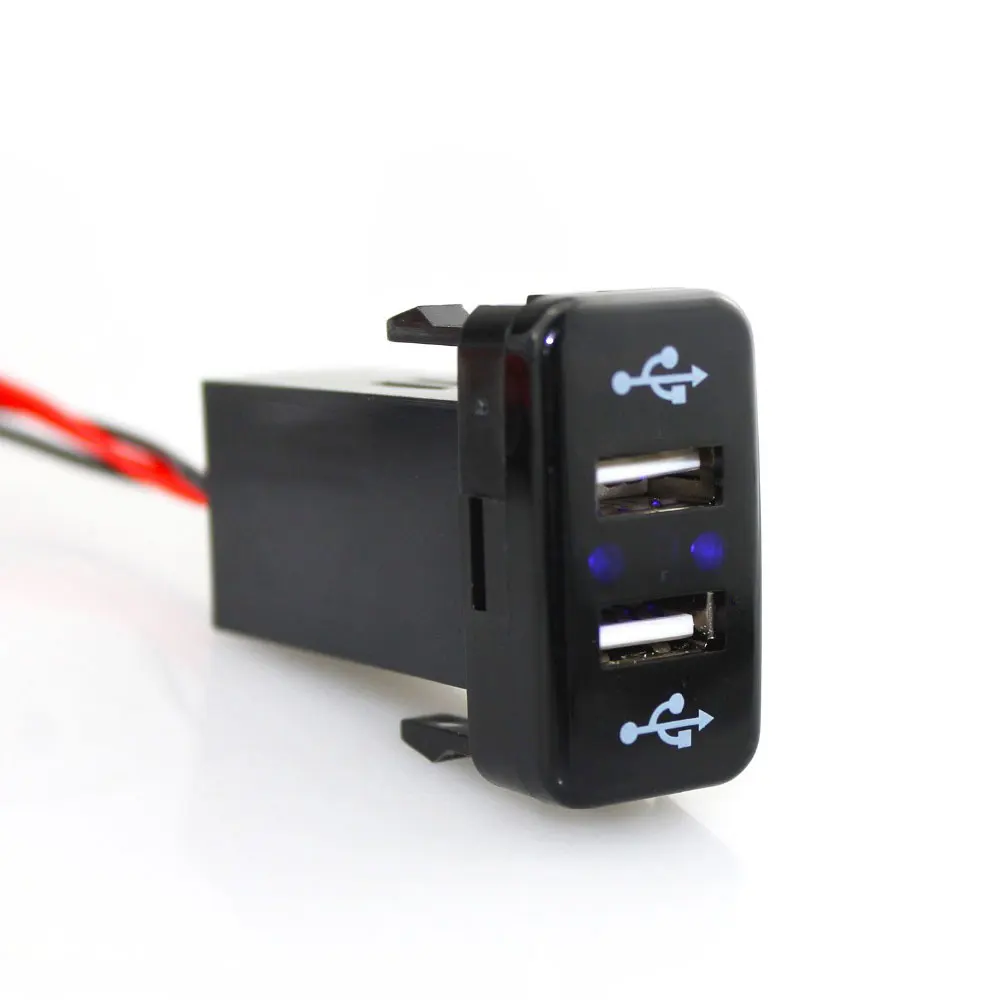 IZTOSS 2 порта быстрая USB Автомобильное зарядное устройство для iPhone iPad iPod мобильного