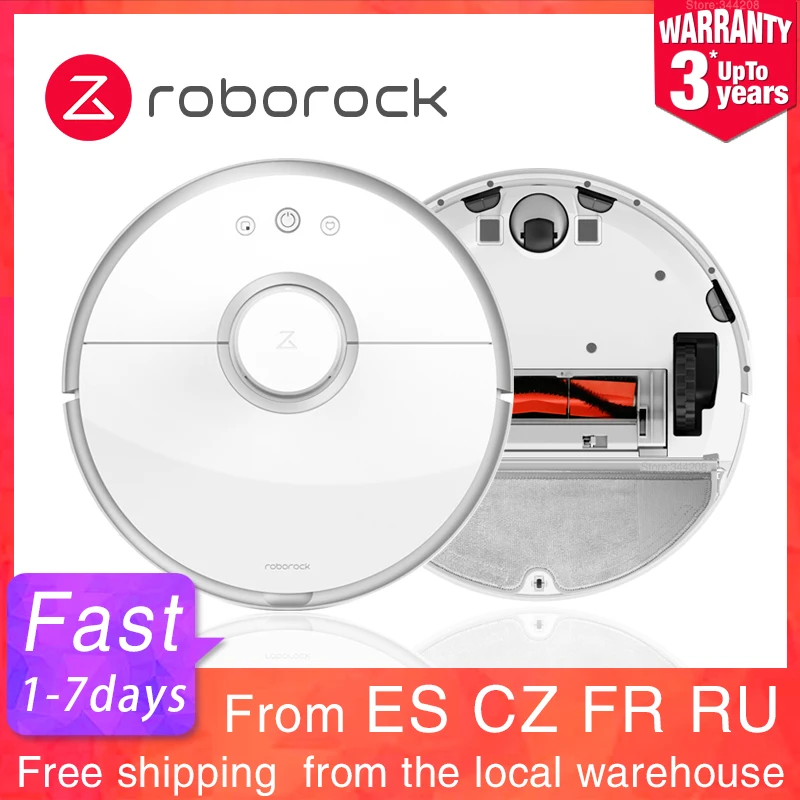 Roborock S50 S55 XIAOMI MI Robot 2 Пылесос для дома Автоматическая подметальная пыль Стерилизация MIJIA APP Смарт плановая стирка мытье влажная сухая чистка робота мытьё чистка ковров Быстрая