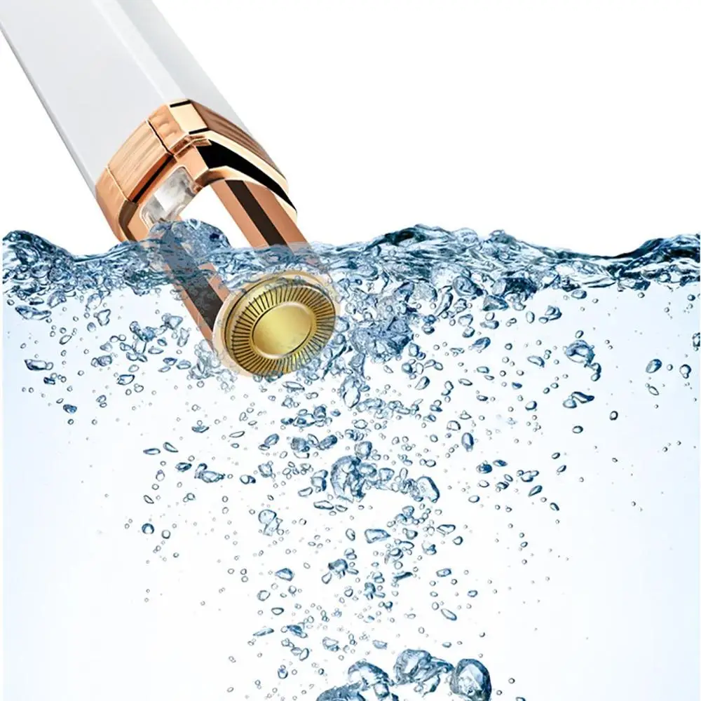 Электрический бровей Триммер для удаления волос Для женщин бритва Батарея