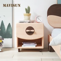 childrens side cabinets wooden planks multi functional bedroom furniture nordic storage drawers room toys small apartment