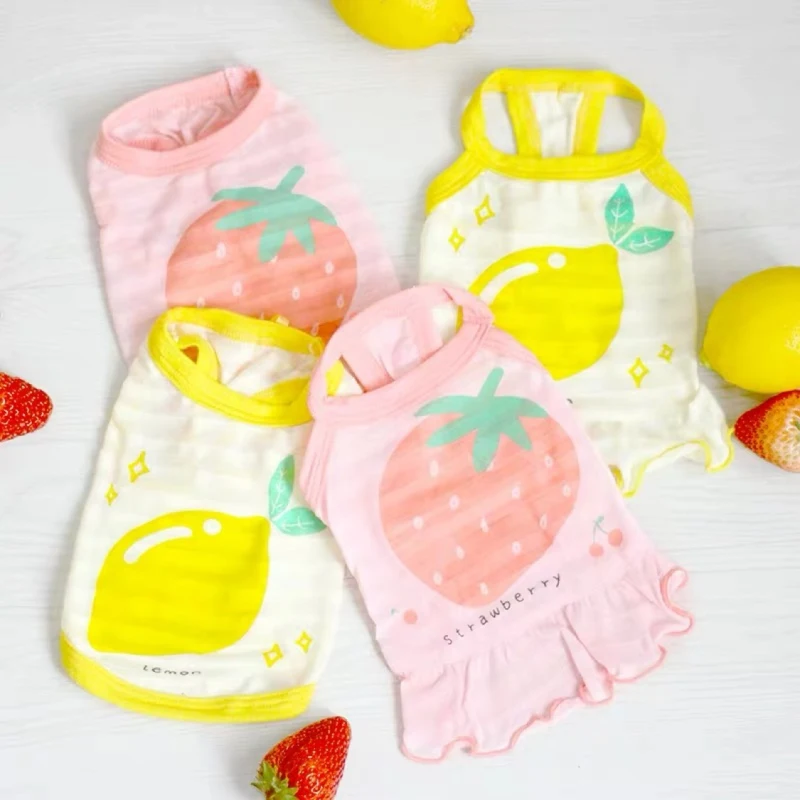 Одежда для маленьких собак летняя одежда пары жилет щенков чихуахуа