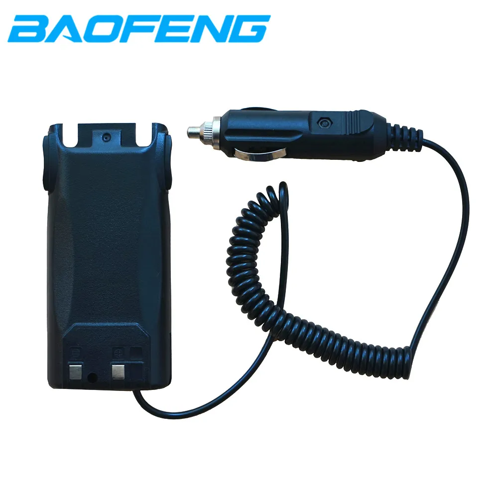 Car charger battery Baofeng UV-82 иди и болтай Walkie Talkie “иди и 2800 мА/ч, литий-ионный Аккумулятор 7,4 V стандартный литиевый аккумулятор с автомобильным Зарядное устройство UV 82 двухстороннее радио - Цвет: Car charger battery