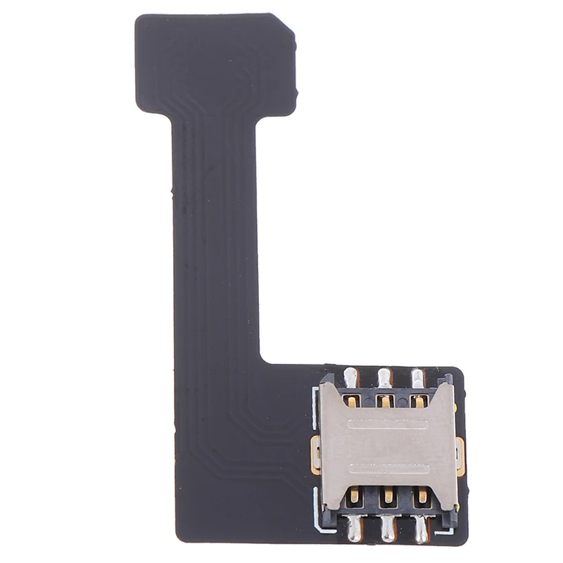 

1Pc Black Dual SIM SIM Phone Adapter For Android Cellphone Memory Card Converter