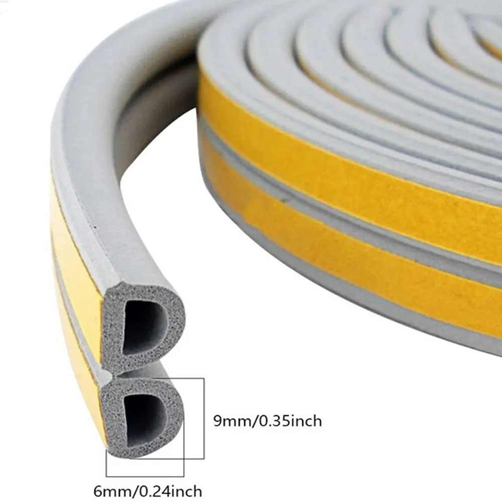 Устанавливаемая звукостойкая самоклеящаяся уплотнительная лента для окон и