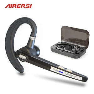 newest b6 bluetooth headset 5 0 headphones handsfree earpiece noise reduction wireless earphones with mic for all smart phones free global shipping