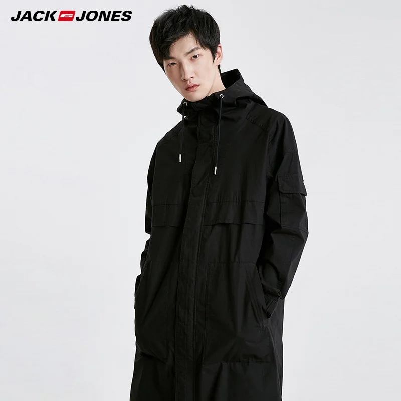 

Мужское пальто средней длины из чистого хлопка с вышивкой Jack Jones, 219121539