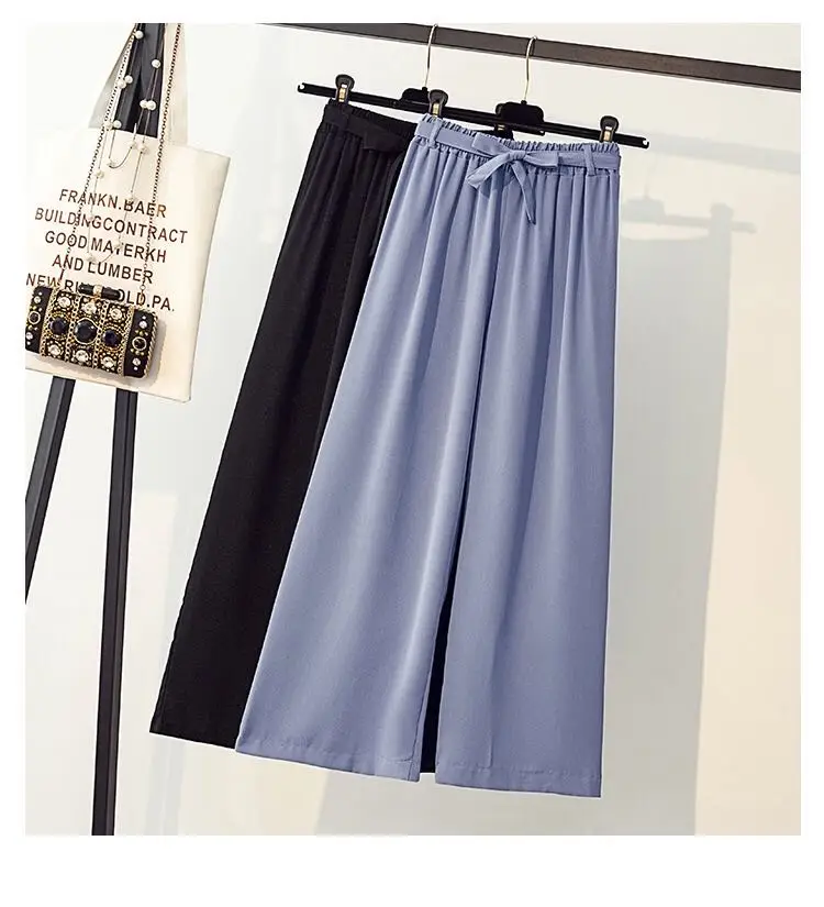 A279-Summer trendy one button skinny pants wide leg pants
