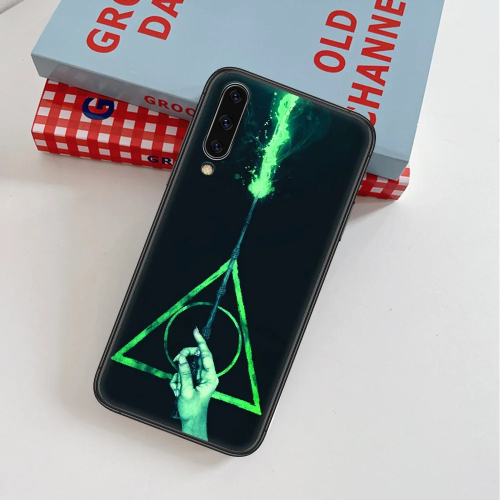 

Harries Potter Cartoon Magic Owl Phone Case For Samsung Galaxy A 3 5 7 8 10 20 20E 21S 30 30S 40 50 51 70 71 black Coque Fashion