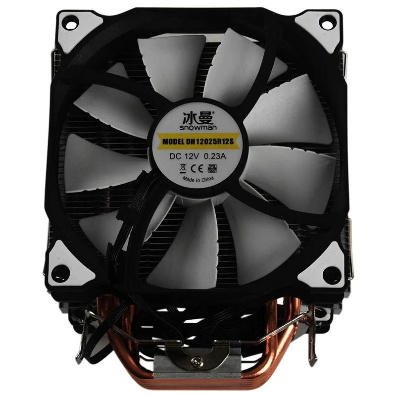 Снеговик M-T6 4PIN процессор Cooler Master 6 Heatpipe двойные вентиляторы 12 см вентилятор